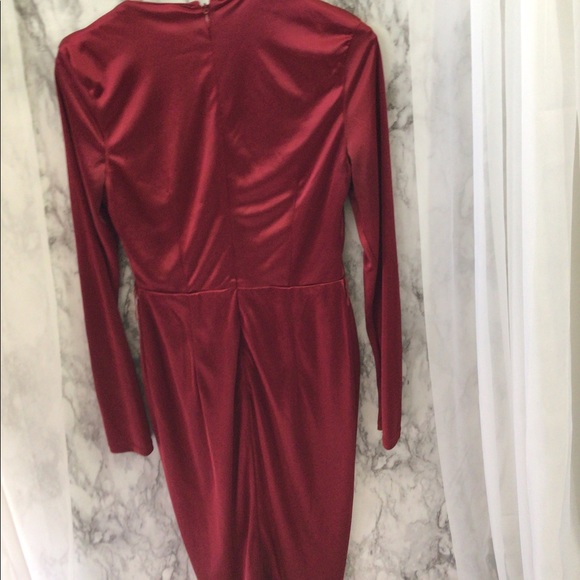 Altuzarra Long Sleeve V-Neck Cocktail Dress (XS) - Picture 8 of 8